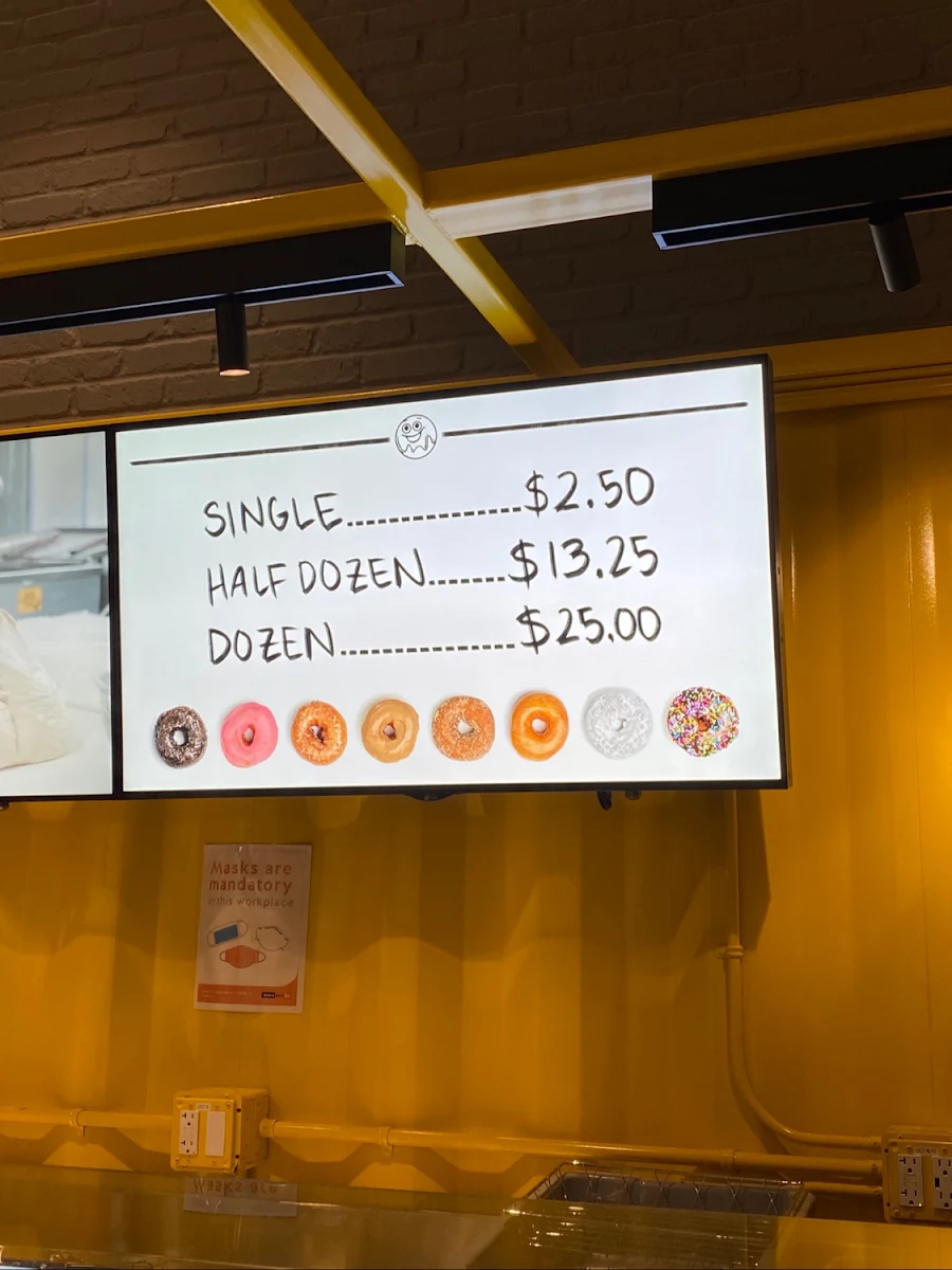 Menu, Lee’s Donuts Willowbrook