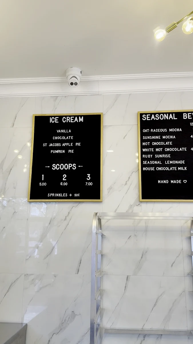 Menu, The Sunshine Doughnut Co.