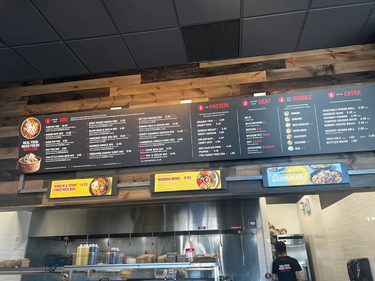 Menu, Noodlebox
