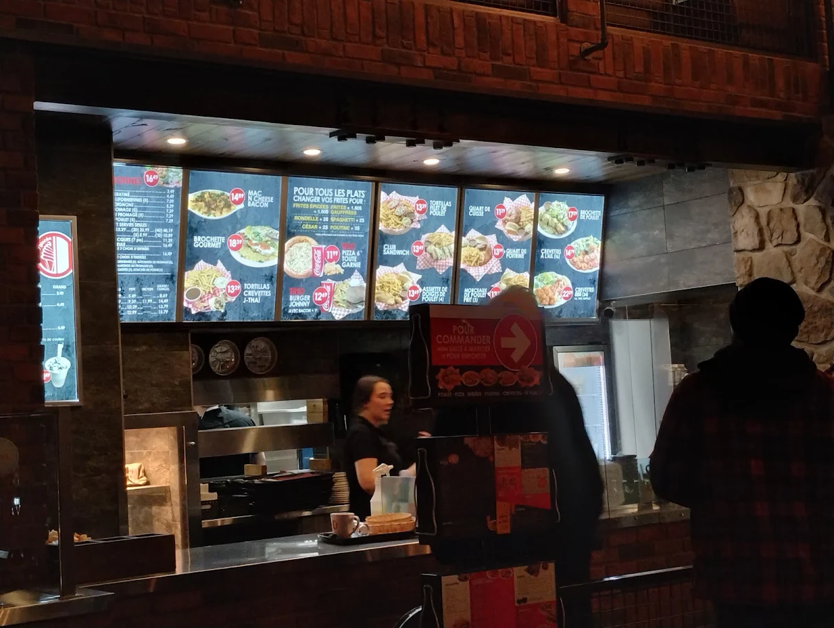 Menu, Johnny Resto - Rock Forest