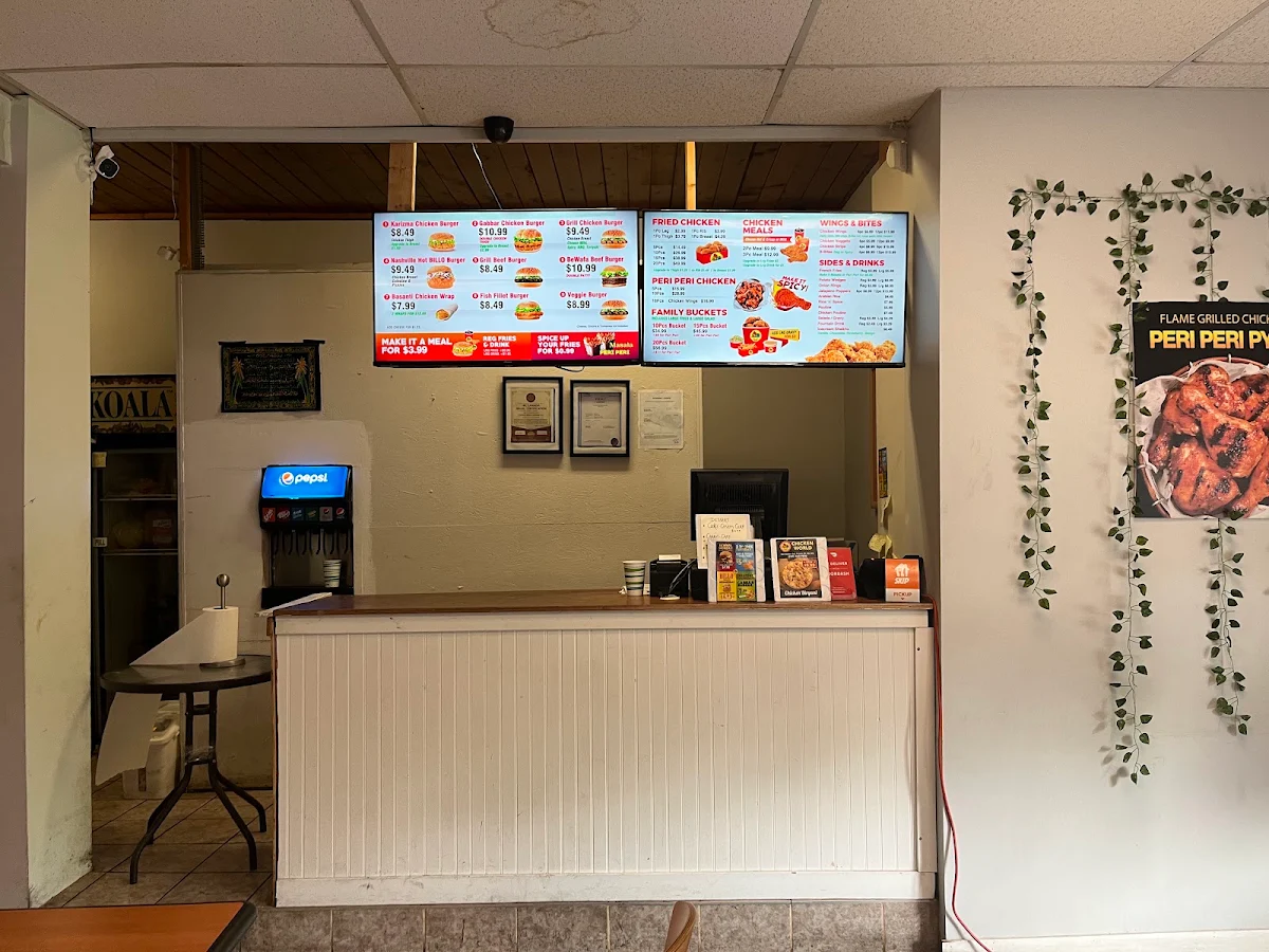 Menu, Chicken World