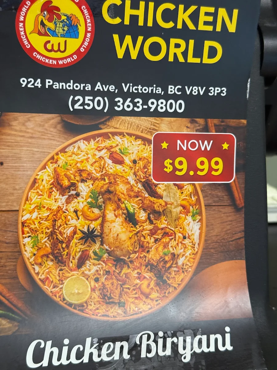 Menu, Chicken World
