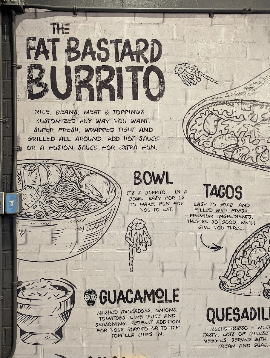 Menu, Fat Bastard Burrito
