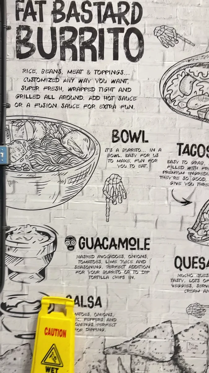 Menu, Fat Bastard Burrito