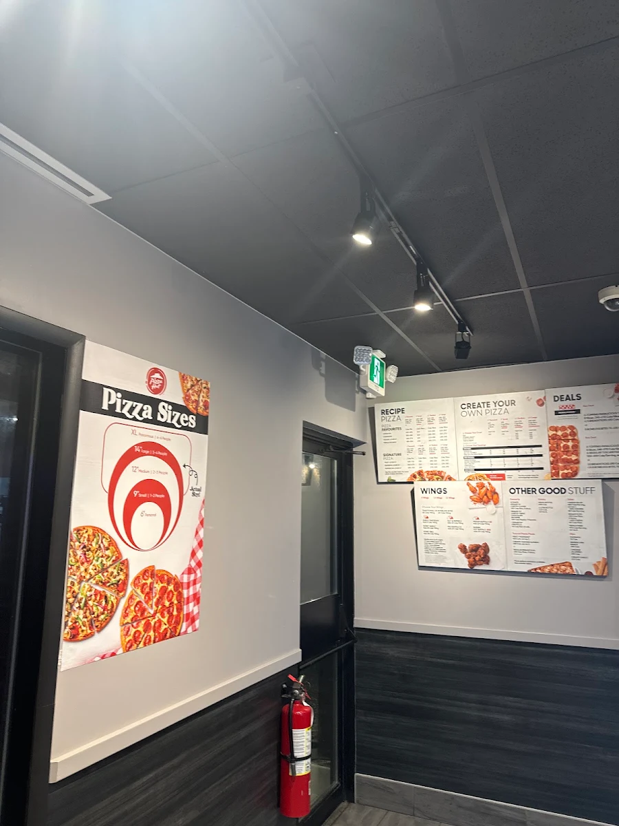 Menu, Pizza Hut