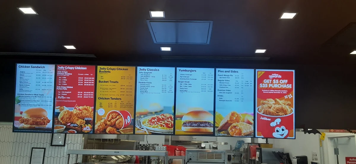 Menu, Jollibee