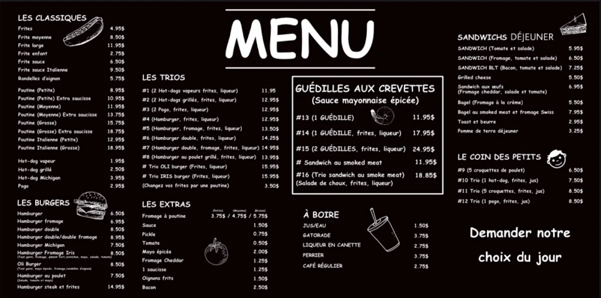 Menu photo 1