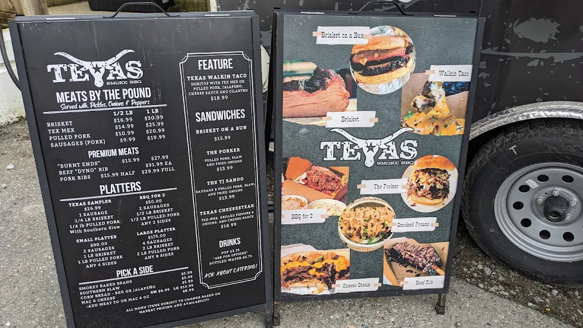 Menu, Pitt Meadows Food Truck Spot