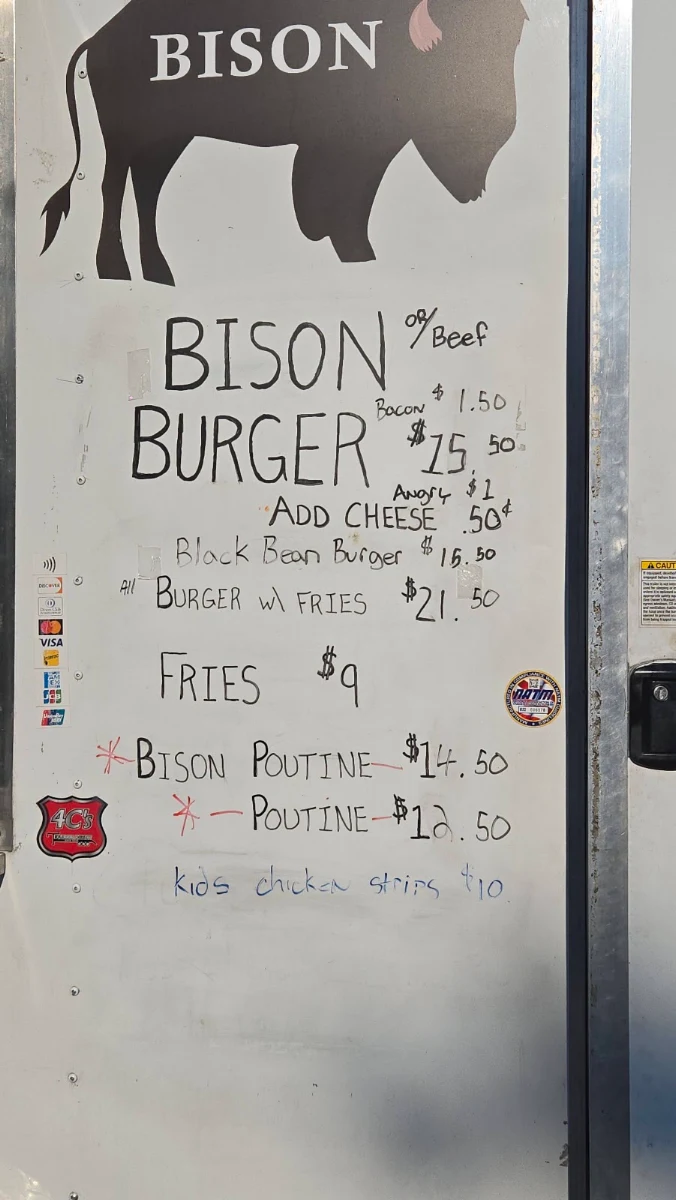 Menu, Pitt Meadows Food Truck Spot