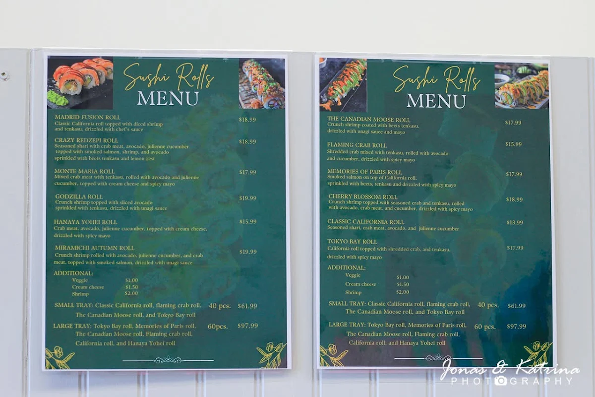 Menu, Just Tea & Co.