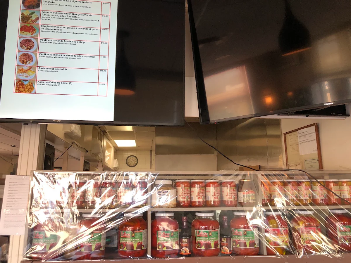 Menu, George's