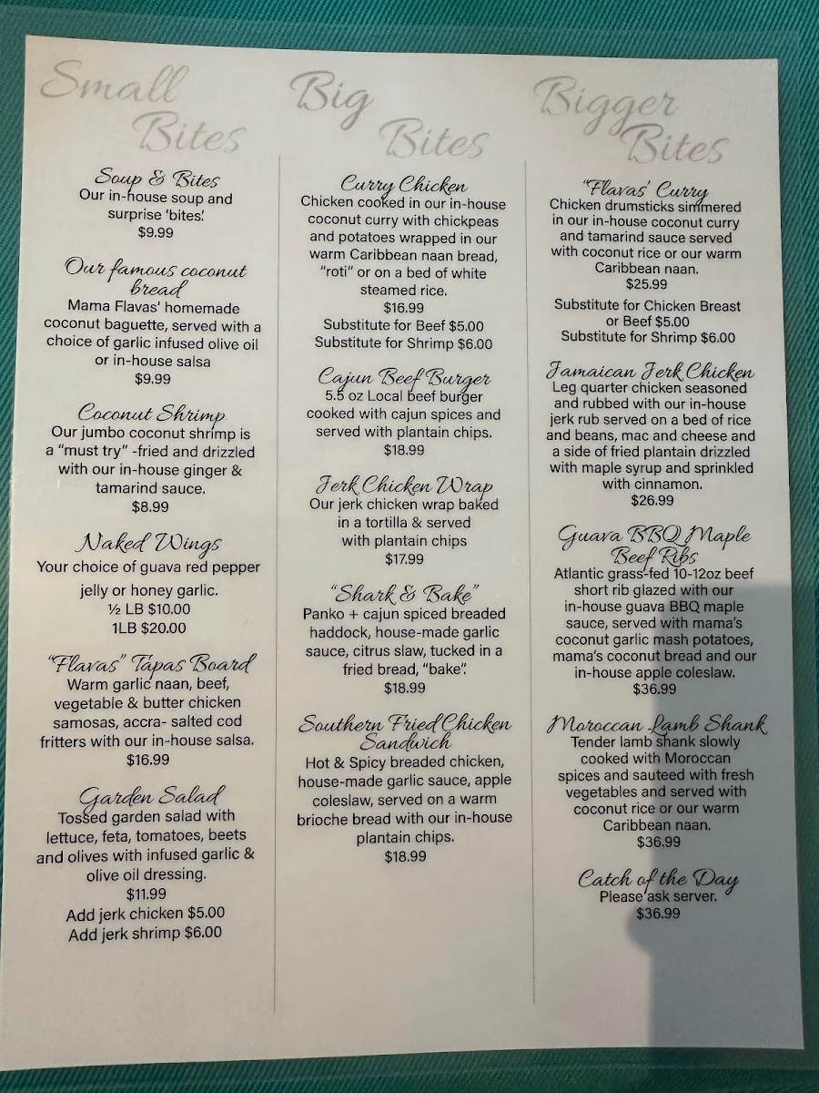 Menu photo 1