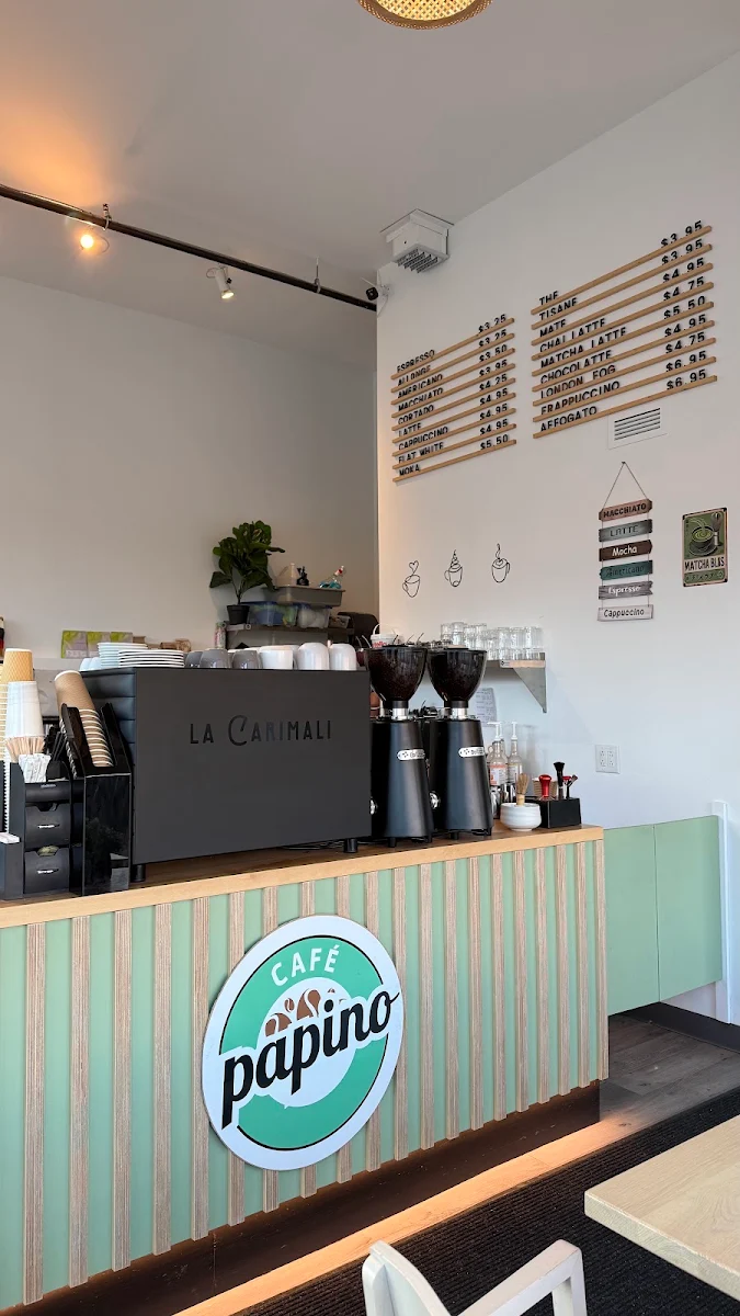 Menu, Café Papino
