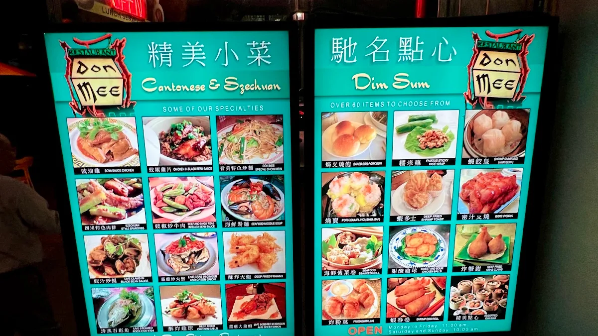 Menu, Don Mee
