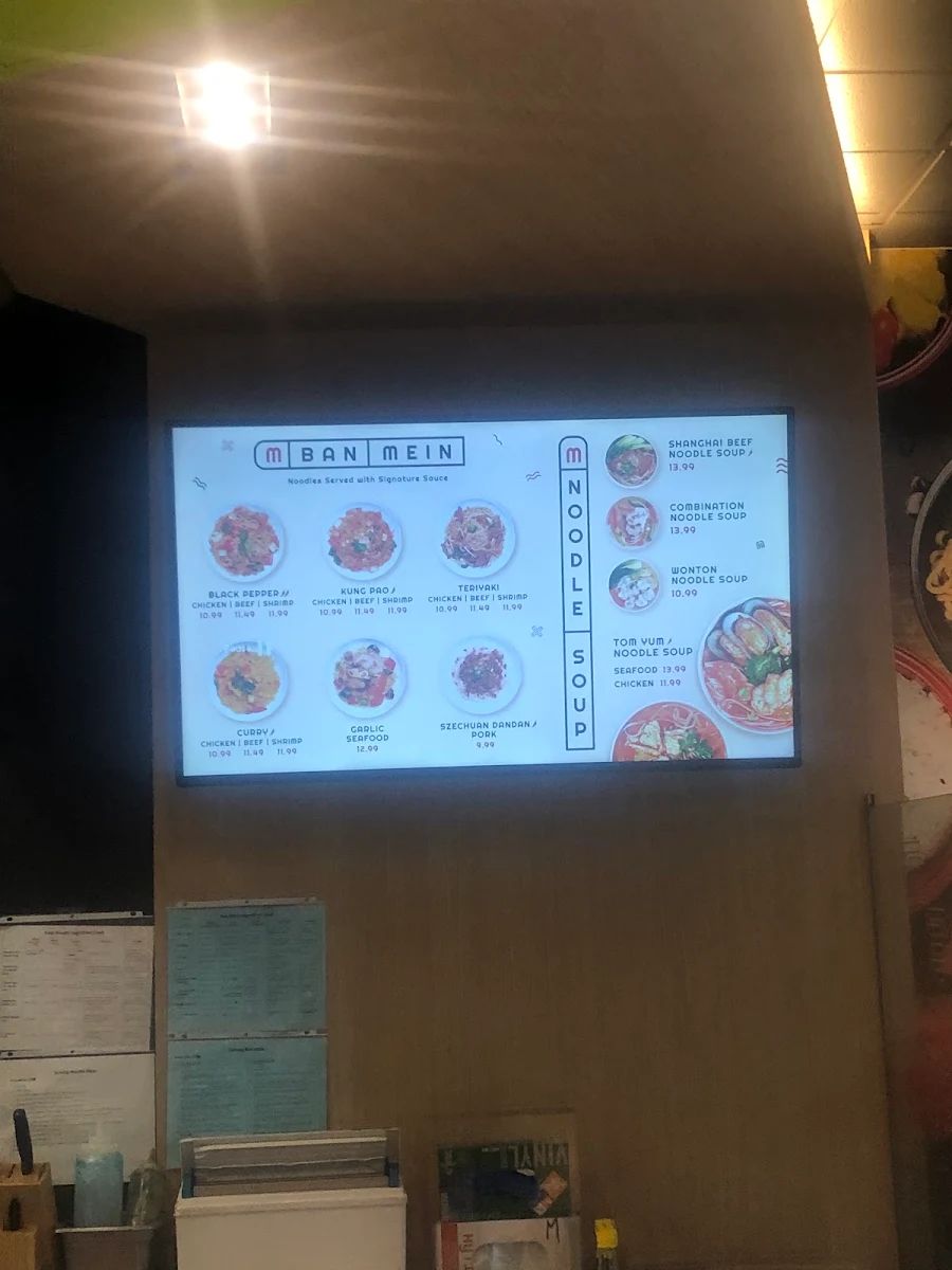 Menu, M2GO by Mandarin (North York)