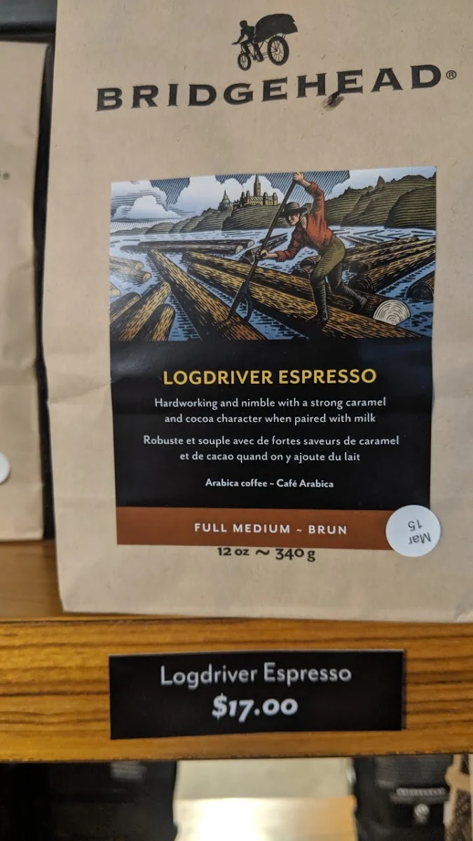 Menu, Bridgehead Roastery and Coffeehouse