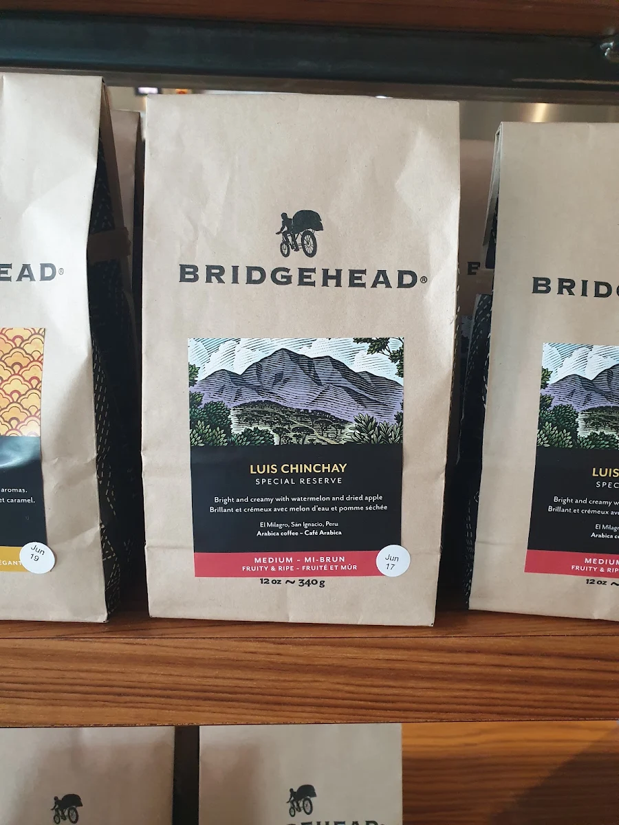 Menu, Bridgehead Roastery and Coffeehouse