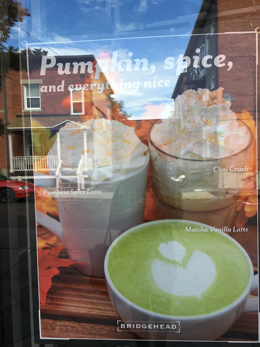 Menu, Bridgehead Roastery and Coffeehouse