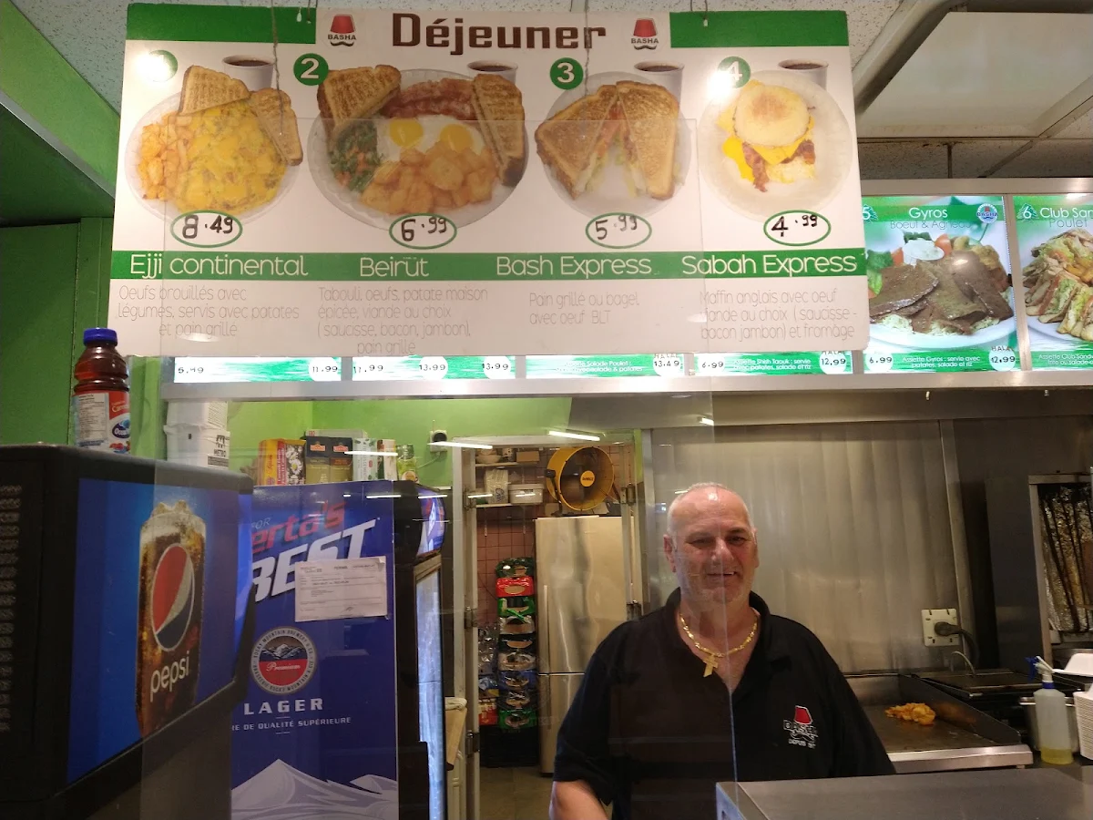 Menu, Basha Restaurant