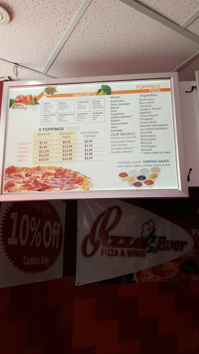 Menu, Tim Hortons