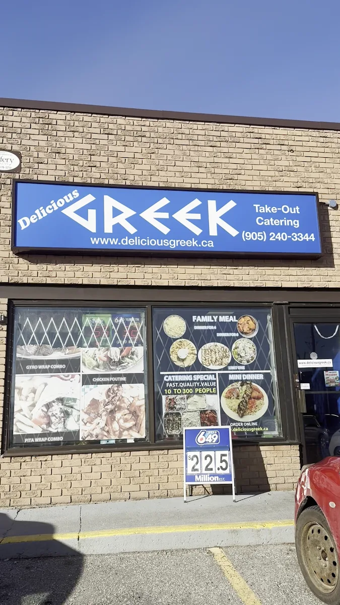 Menu, Delicious Greek