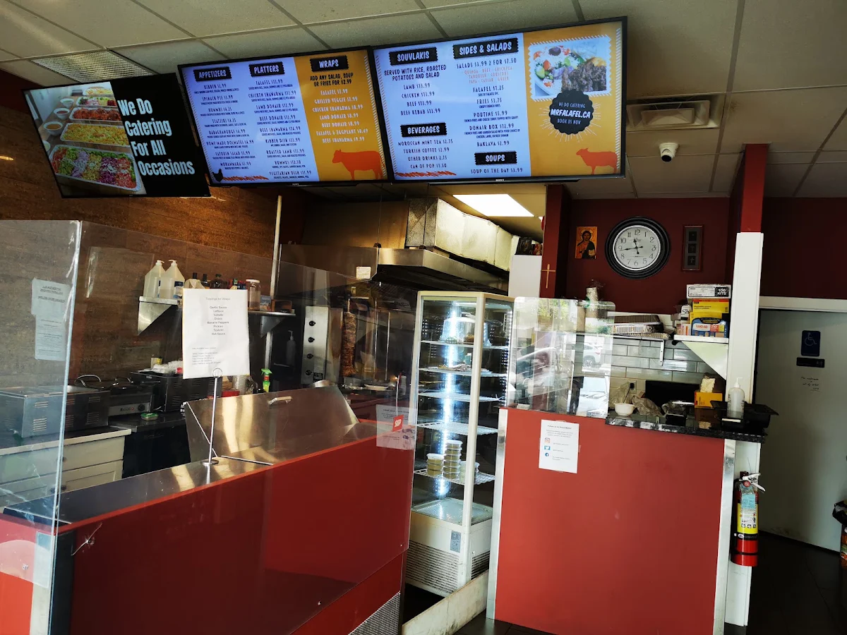 Menu, Mr. Falafel