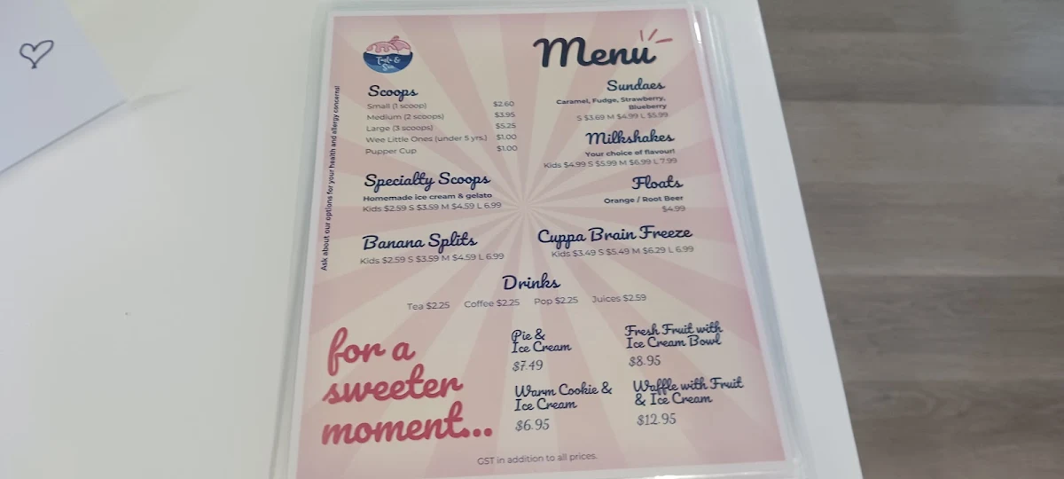 Menu, Taste and Sea