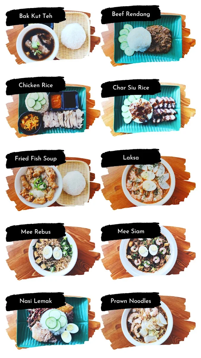 Menu, Shiok Express
