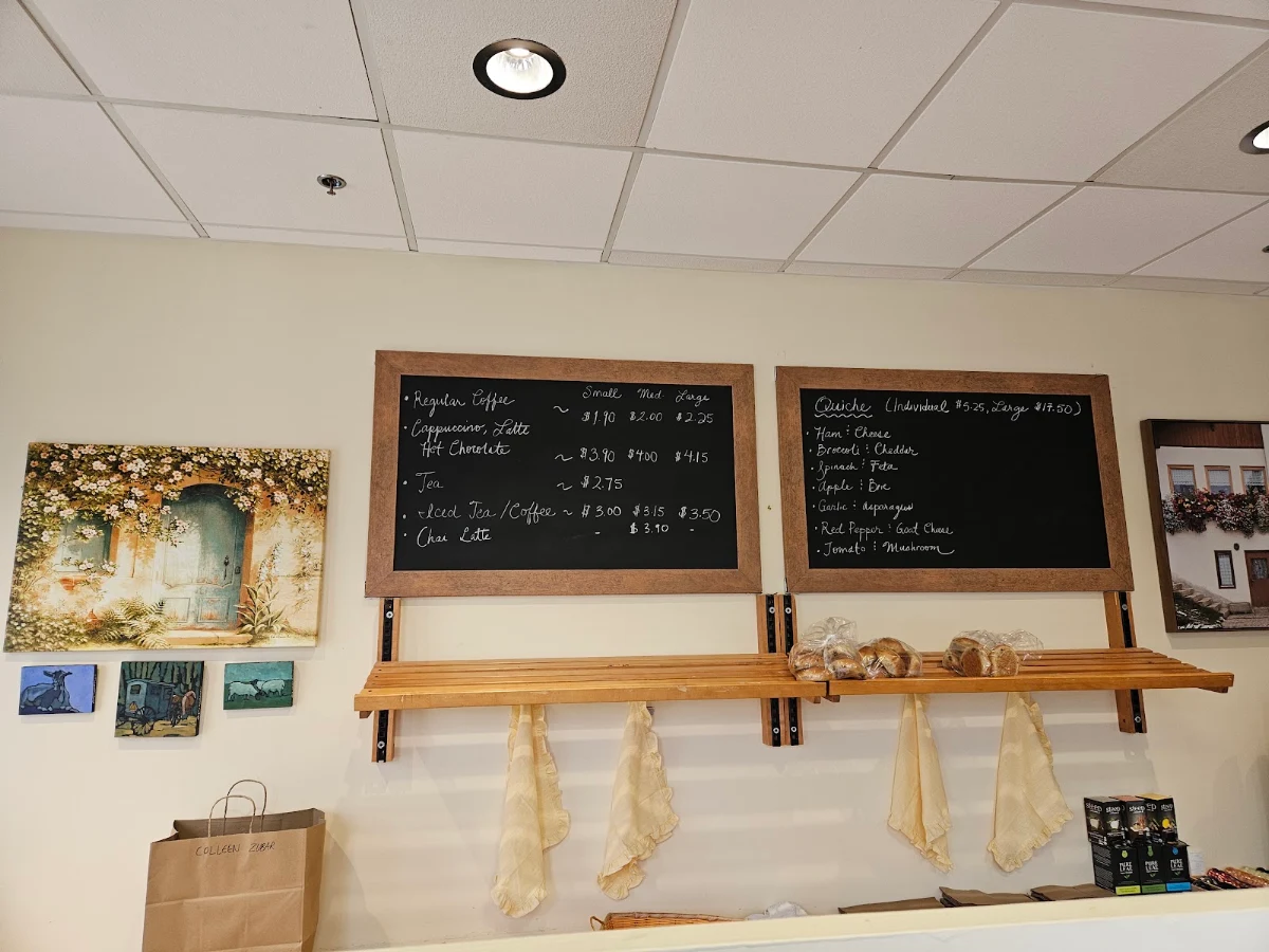 Menu, La Bastille Boulangerie Patisserie