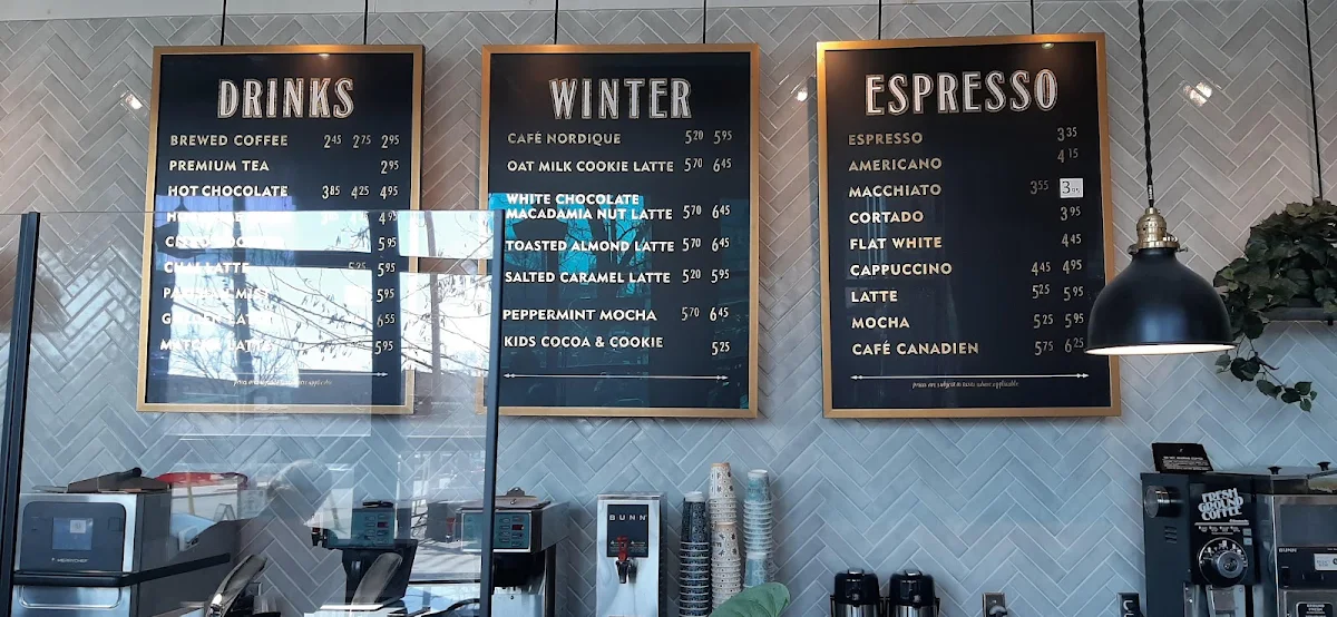 Menu, Balzac's Liberty Village