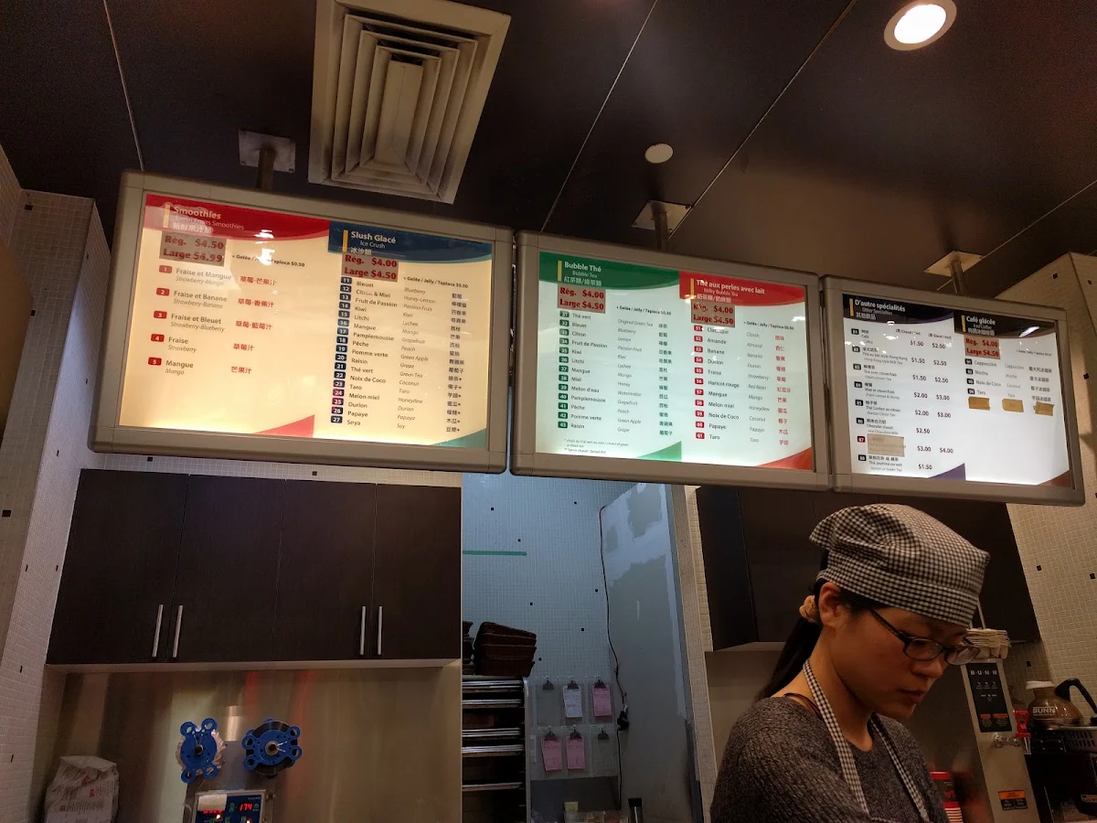Menu, Pâtisserie Harmonie