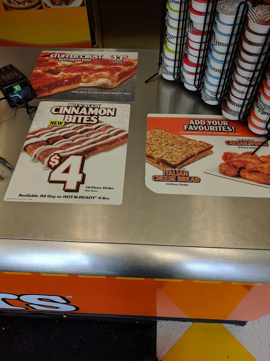 Menu, Little Caesars Pizza