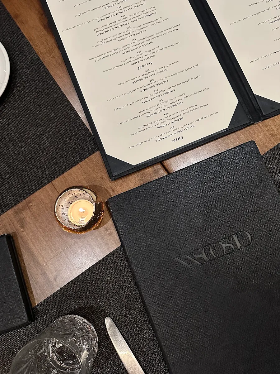 Menu, Nascosto Ristorante