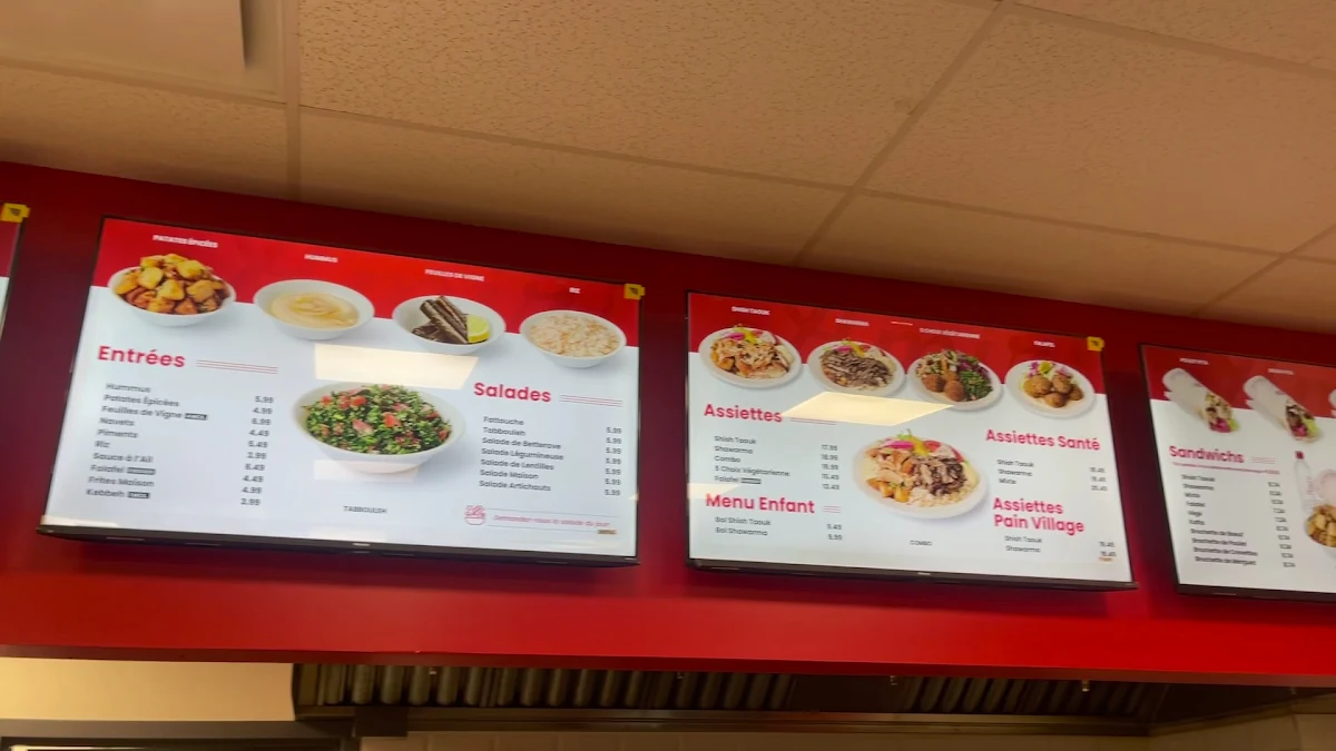 Menu, Amir Saguenay