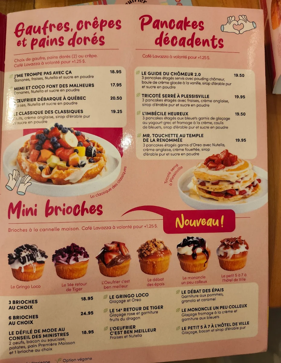 Menu, L'Œufrier