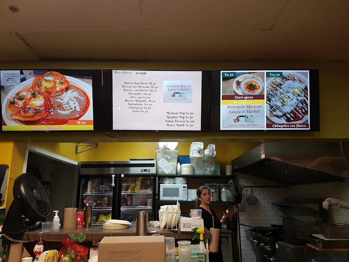 Menu, Molcajete
