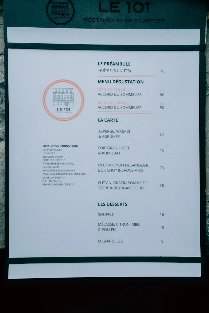 Menu photo 1