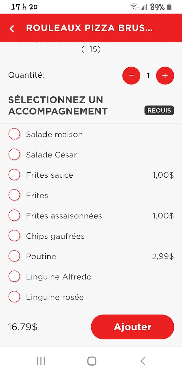 Menu, Toujours Mikes