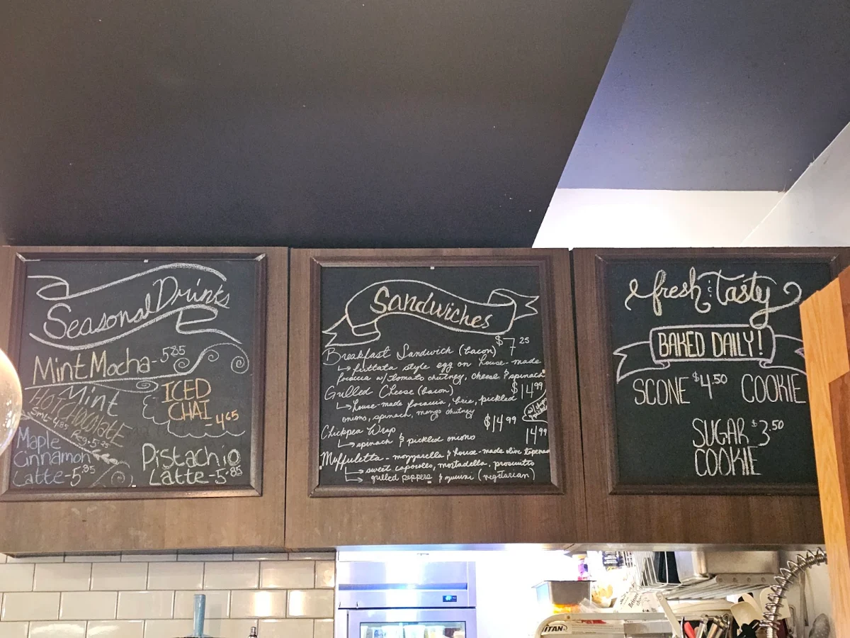 Menu, The Beachconers Microcreamery