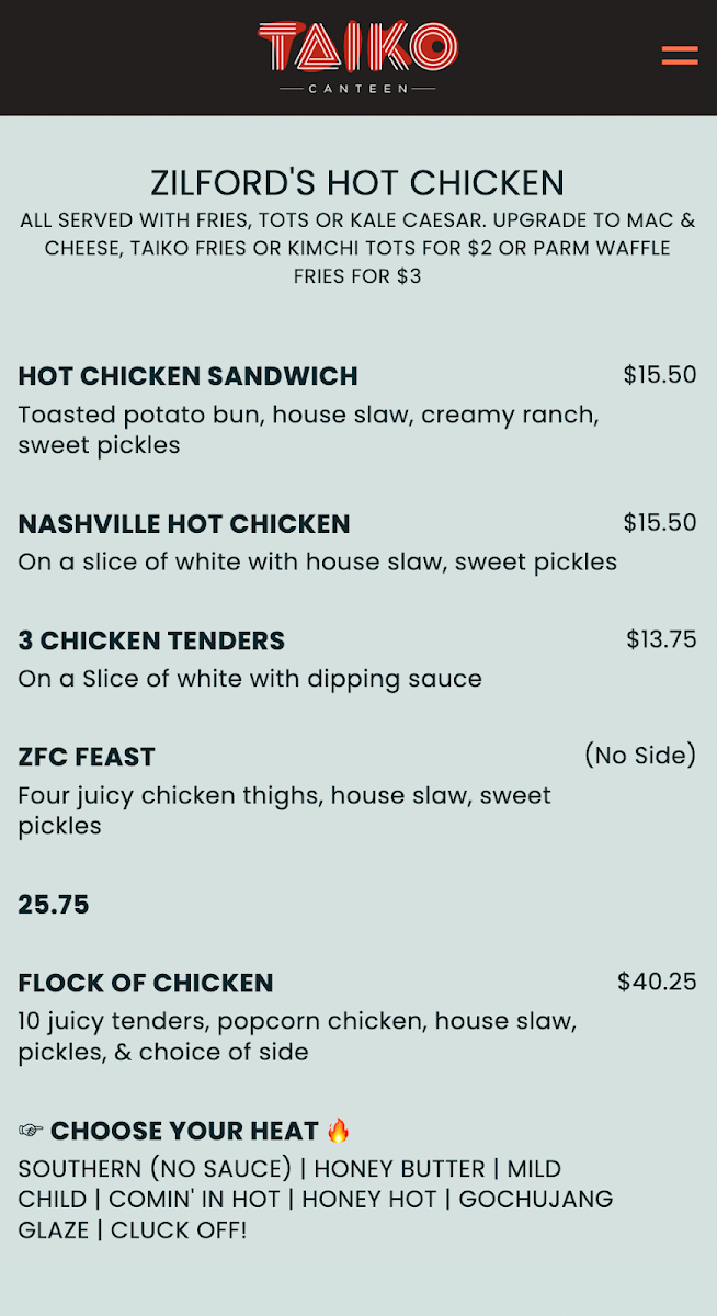 Menu photo 1