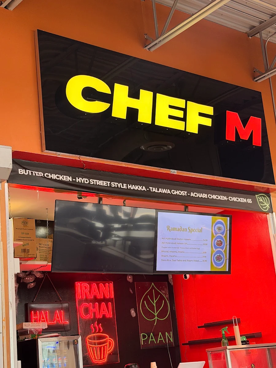 Menu, Chef M (Asli Hyderabadi Food)
