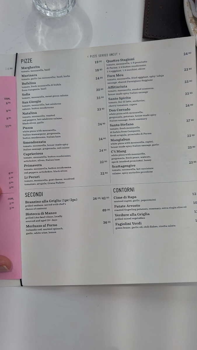 Menu, Terroni