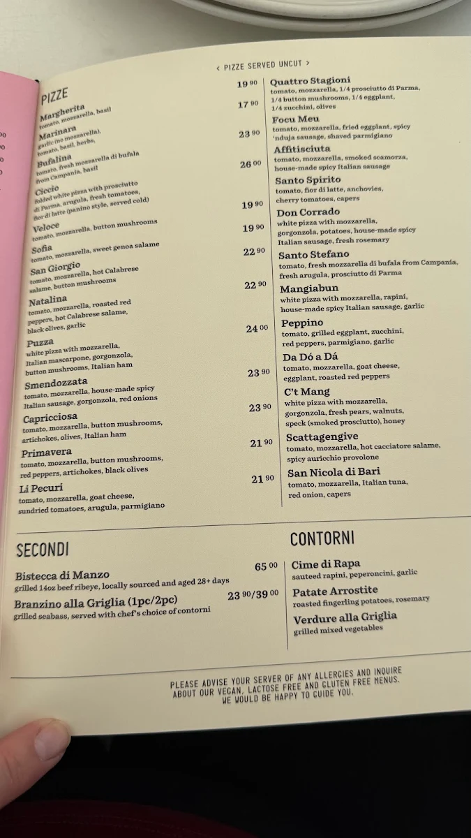 Menu, Terroni