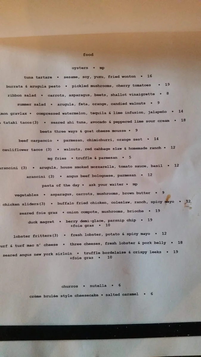 Menu, Mauvais Garçons