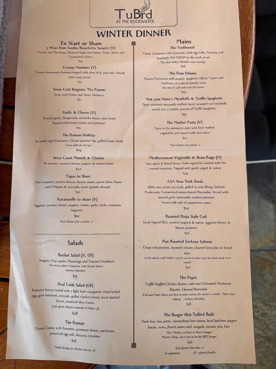 Menu photo 1