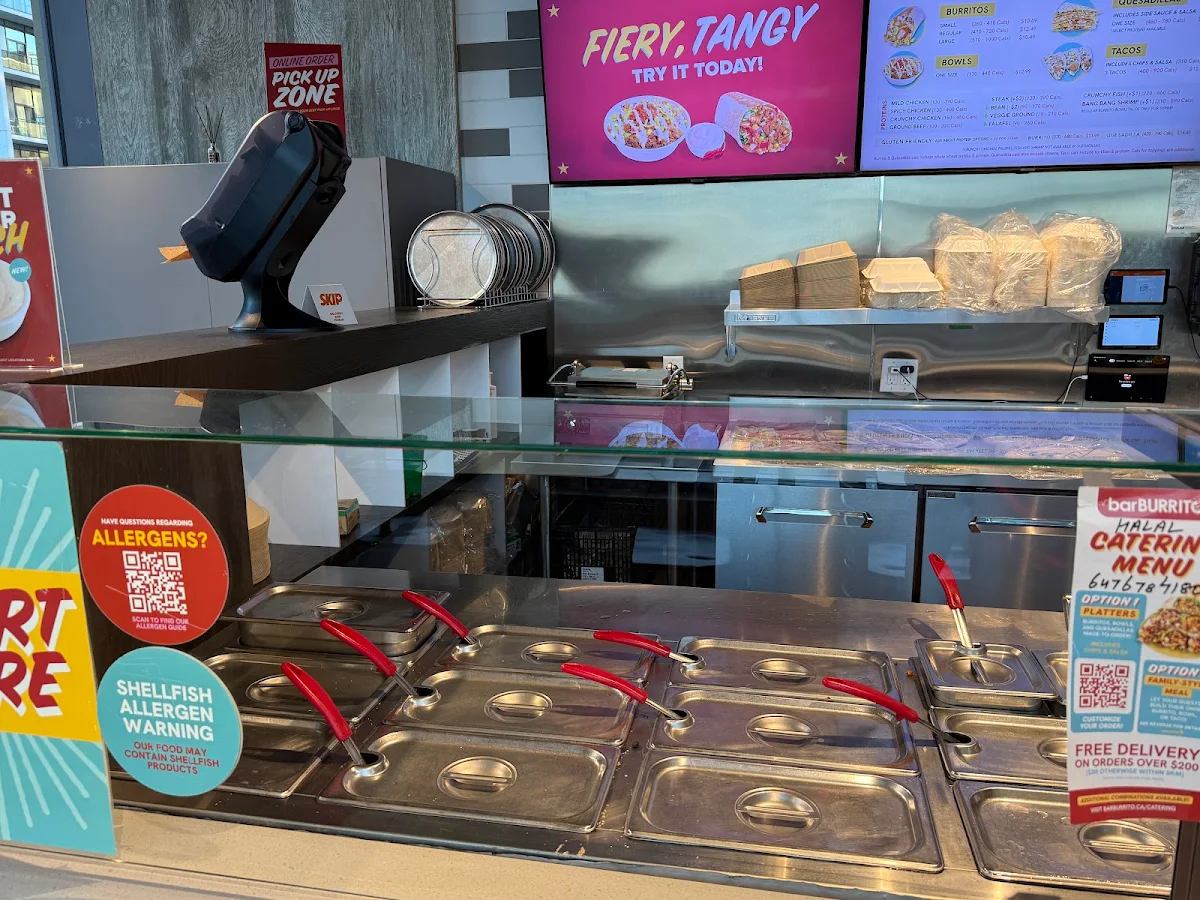 Menu, barBURRITO