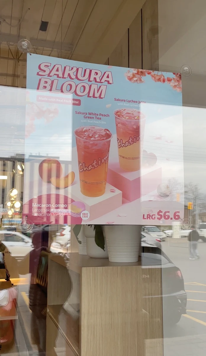 Menu, Chatime