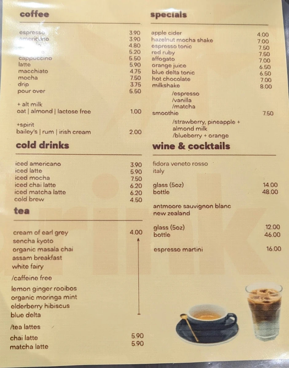 Menu, Brewing Brokers
