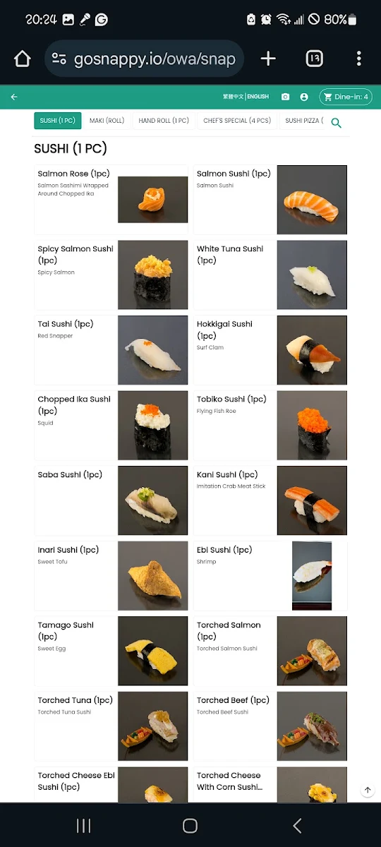 Menu, Matsuda Japanese Cuisine - Steeles Location