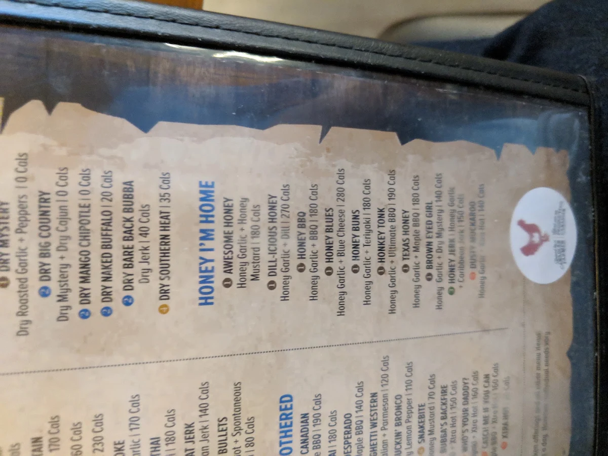 Menu, Subway